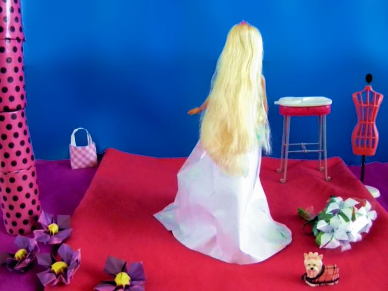 Barbie bruidsjurk