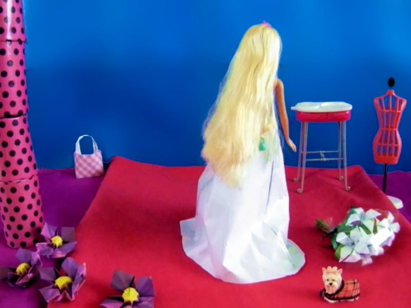 Barbie bruidsjurk