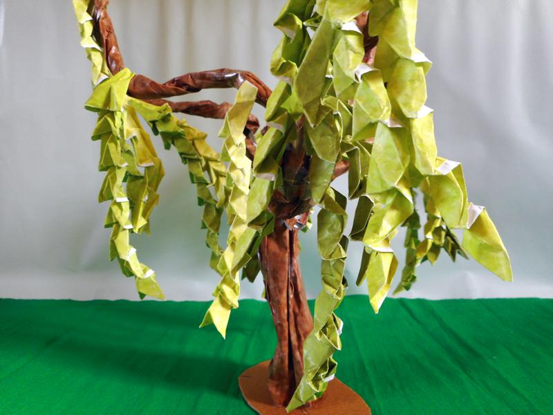 Origami Treurwilg boom