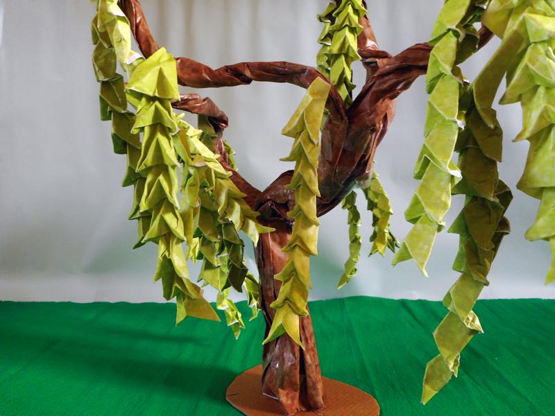 Origami Treurwilg boom