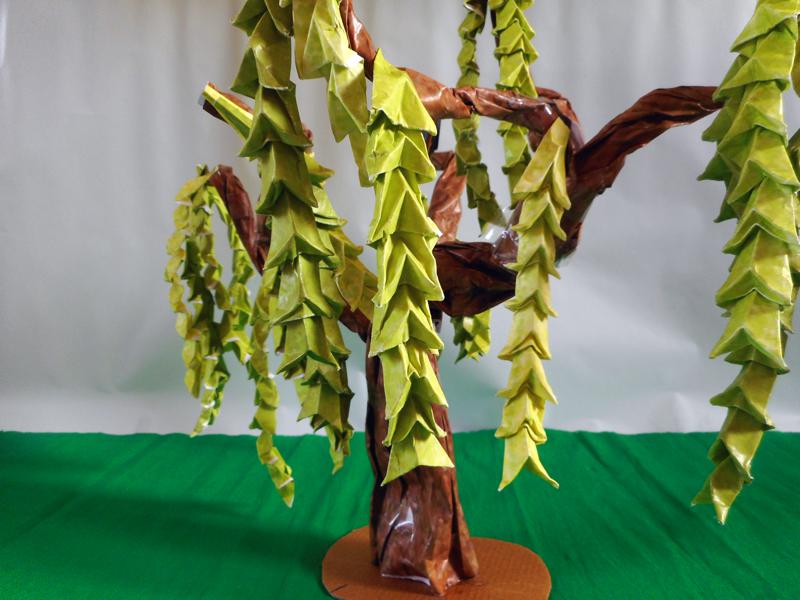 Origami Treurwilg boom