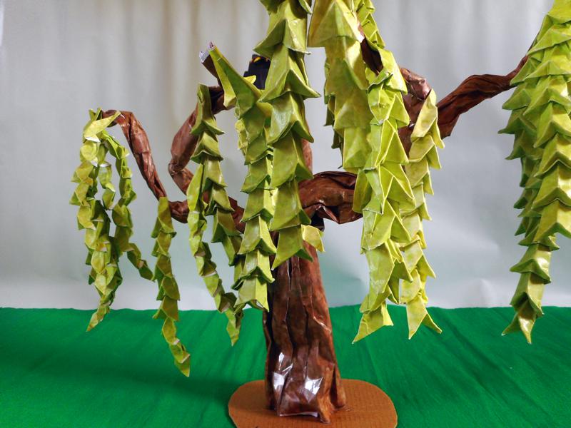 Origami Treurwilg boom
