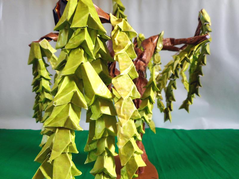 Origami Treurwilg boom