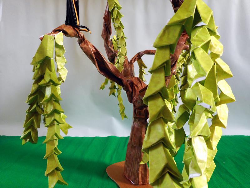 Origami Treurwilg boom