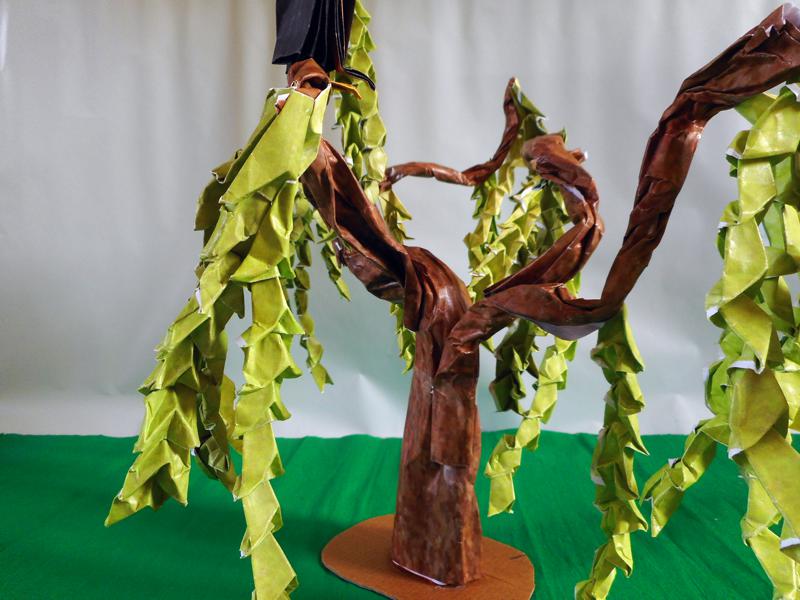 Origami Treurwilg boom