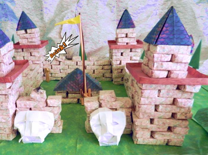 papierkunst kasteel