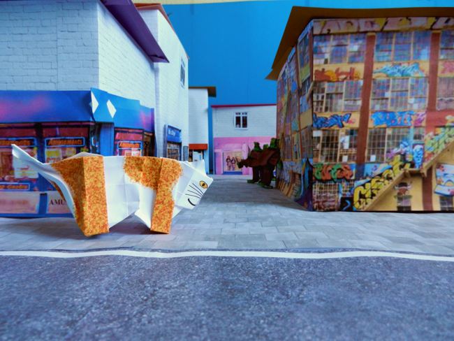 papierkunst steegje in een stad van papier papierkunst steegje in een stad van papier