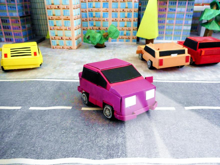 Auto's van papier Auto's van papier