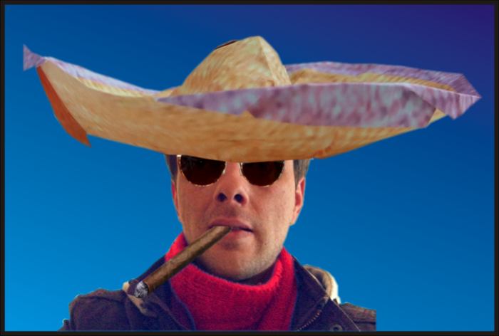 Avatar van een man met grote sombrero