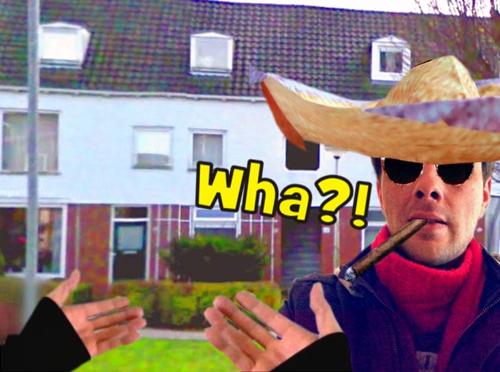 Man met zonnebril en sombrero