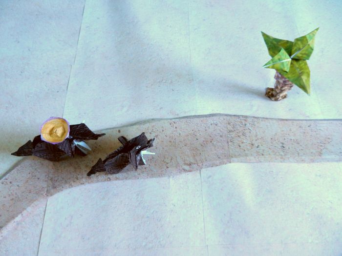 twee olifantjes van papier in een interactief verhaal twee olifantjes van papier in een interactief verhaal