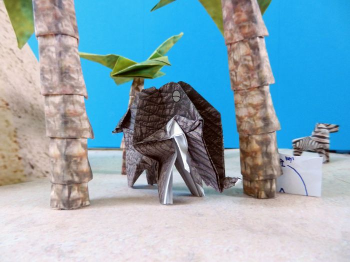 sleeping origami elephant sleeping origami elephant