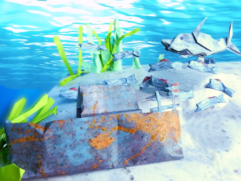 Paper shipwreck