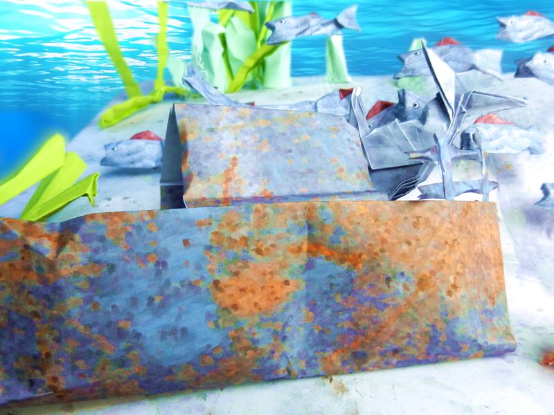 Paper shipwreck