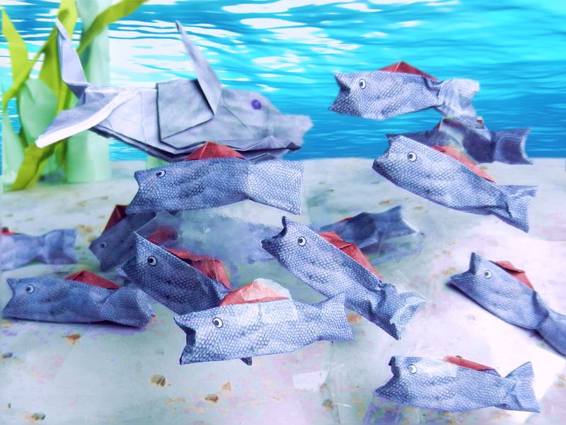 Origami fish