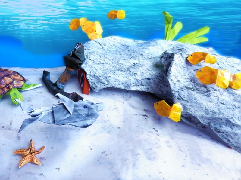 Origami visjes