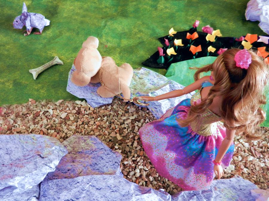 Barbie met haar puppy Barbie met haar puppy