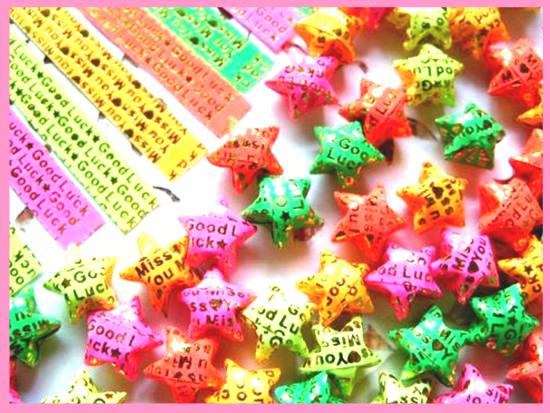 Shiny origami Lucky Stars