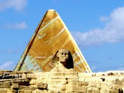 legpuzzel van een grote piramide uit Egypte legpuzzel van een grote piramide uit Egypte