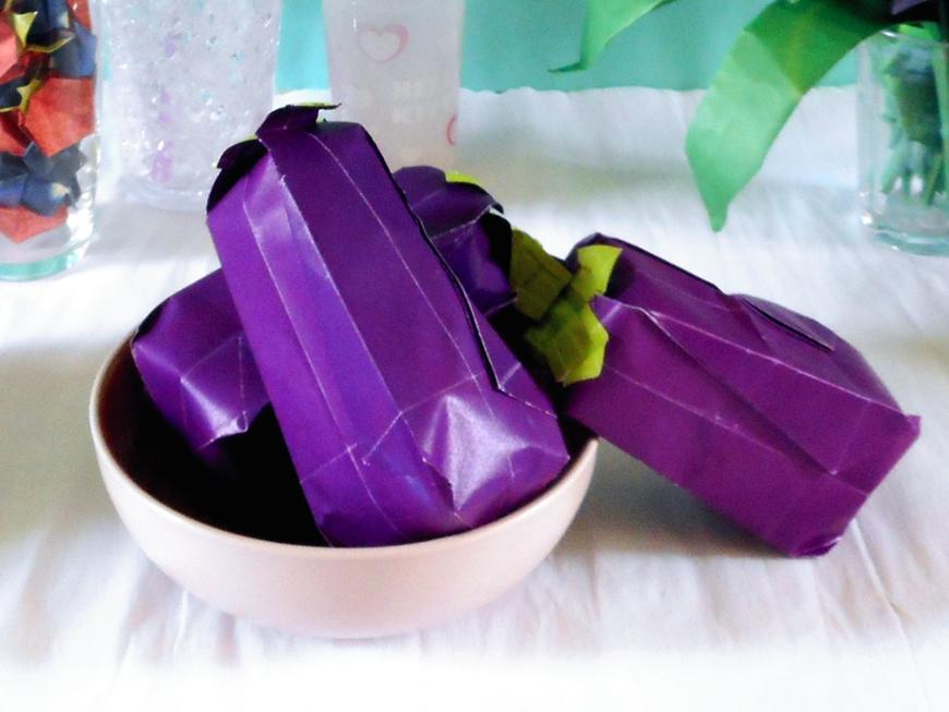 Origami Aubergines