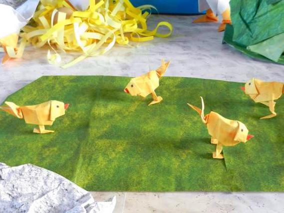 Origami Baby Chicks