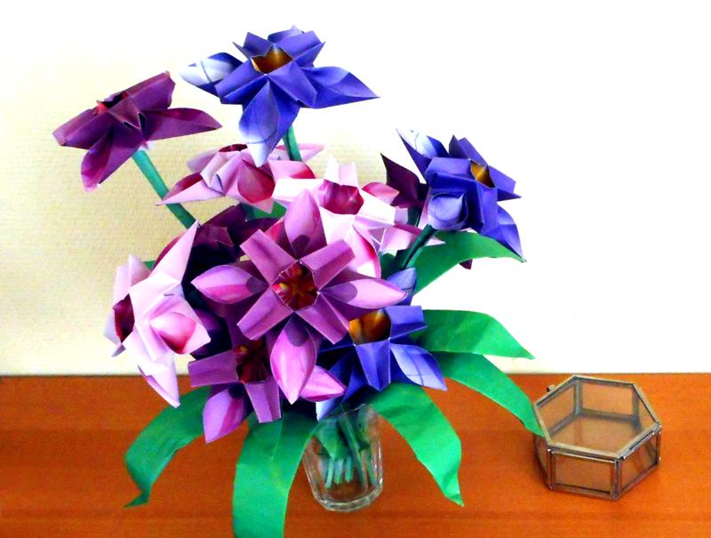 Origami Bellflowers Origami Bellflowers