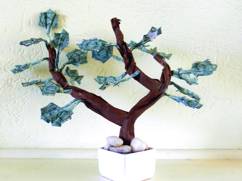 Bonsai Origami Money Tree Bonsai Origami Money Tree