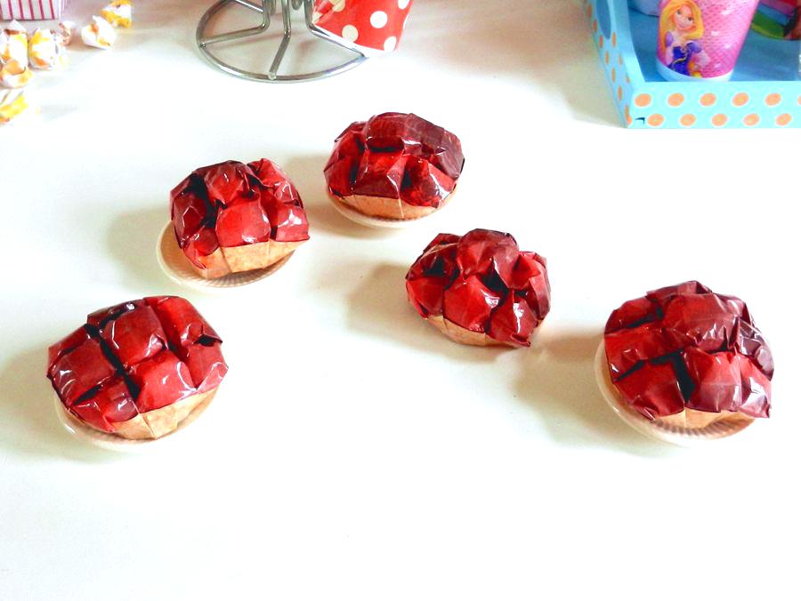 Origami Cherry Cakes