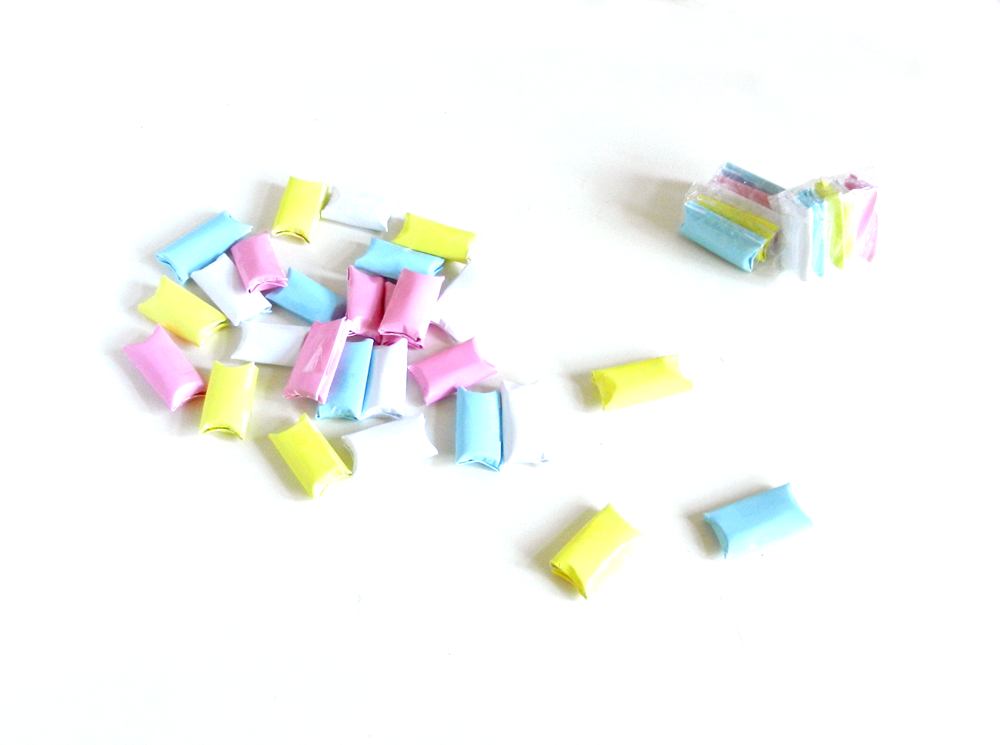 Origami Chewing Gum Pellets