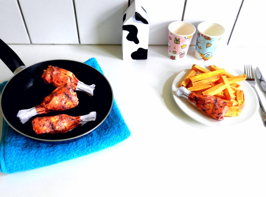 Origami Chicken Drumsticks