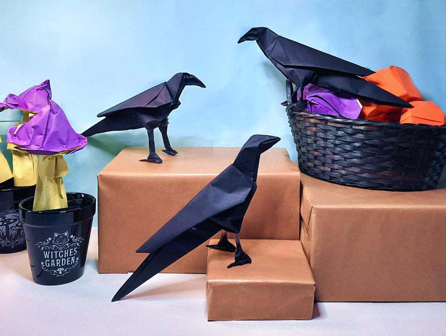 Origami Crows