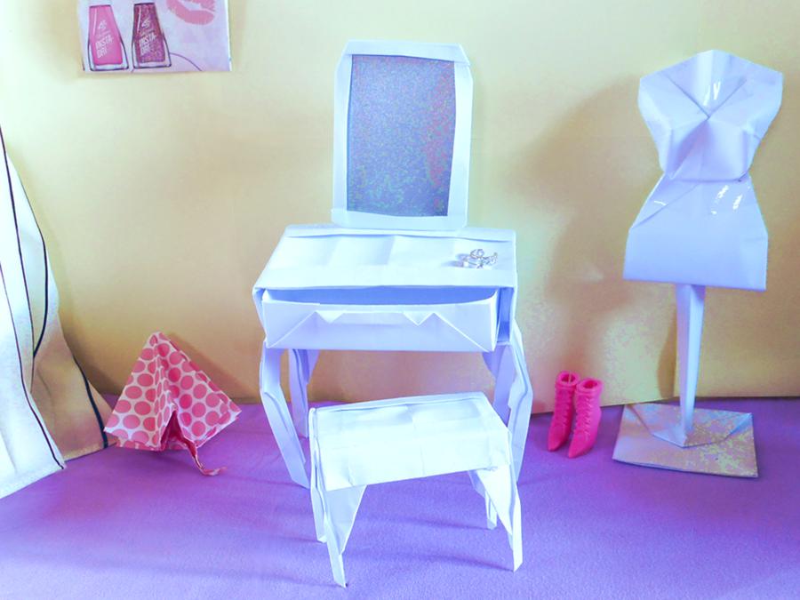 Origami Dressing Table