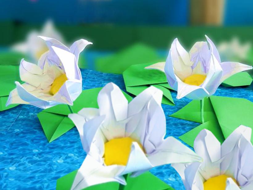 Origami Water Lilies