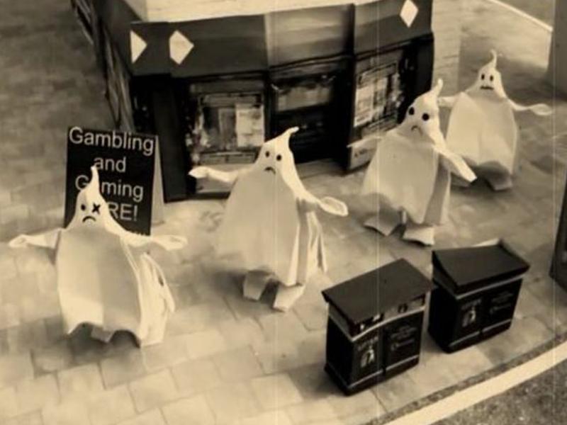Origami ghosts