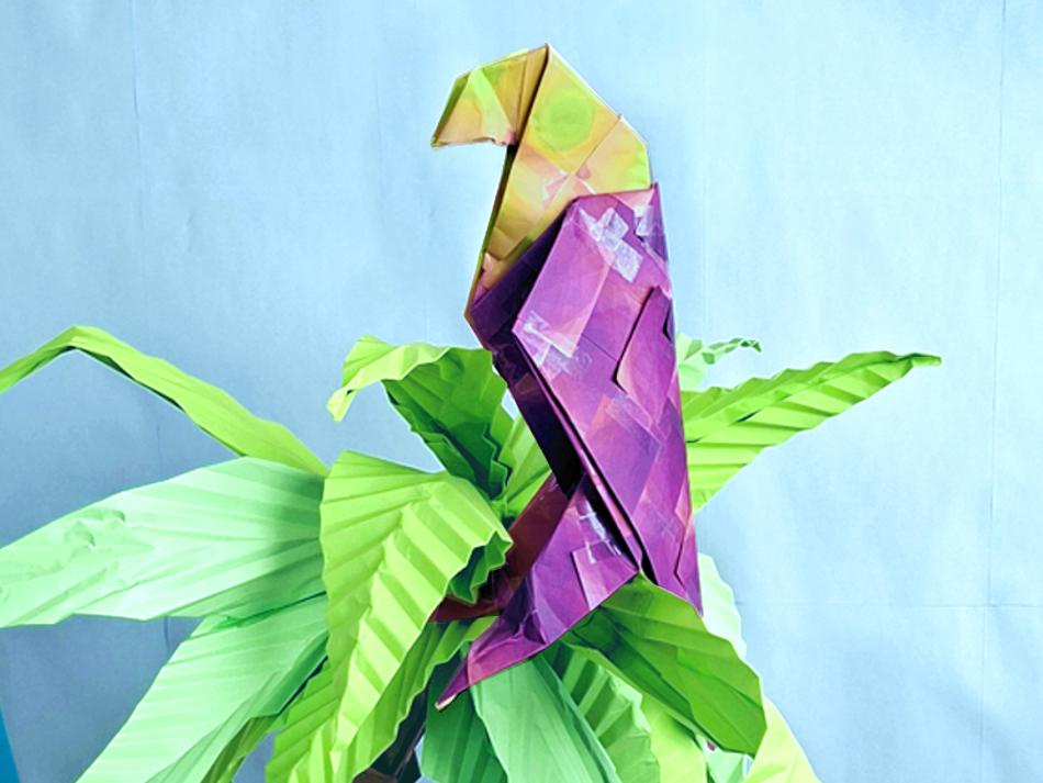 Origami Parrot