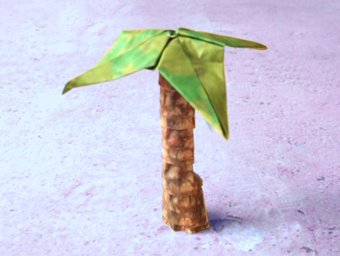 Origami Palm Tree