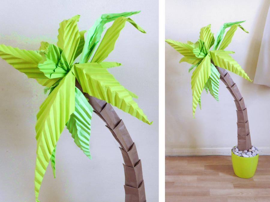 Origami Palm Tree