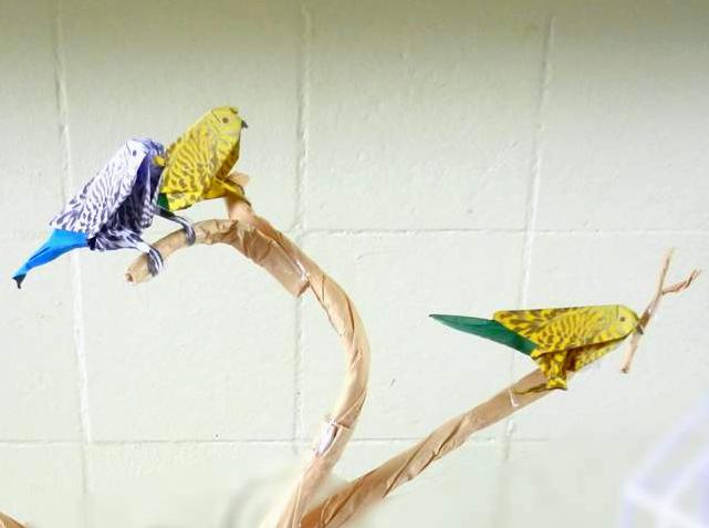 Origami Vogels