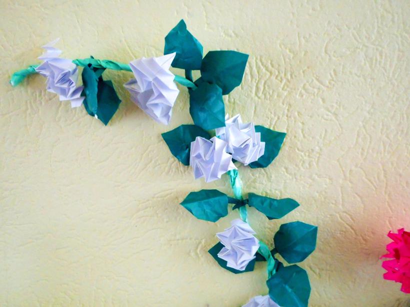 Origami Roses