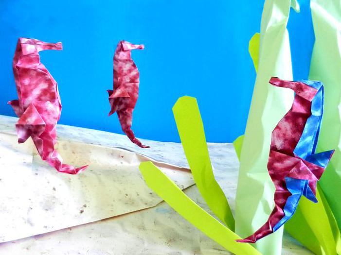 Origami Seahorses