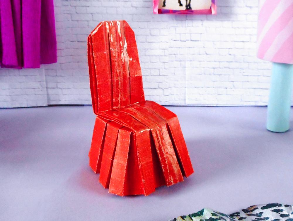 Origami Skirted Chair
