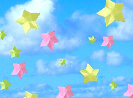 Sticky Note Origami Stars