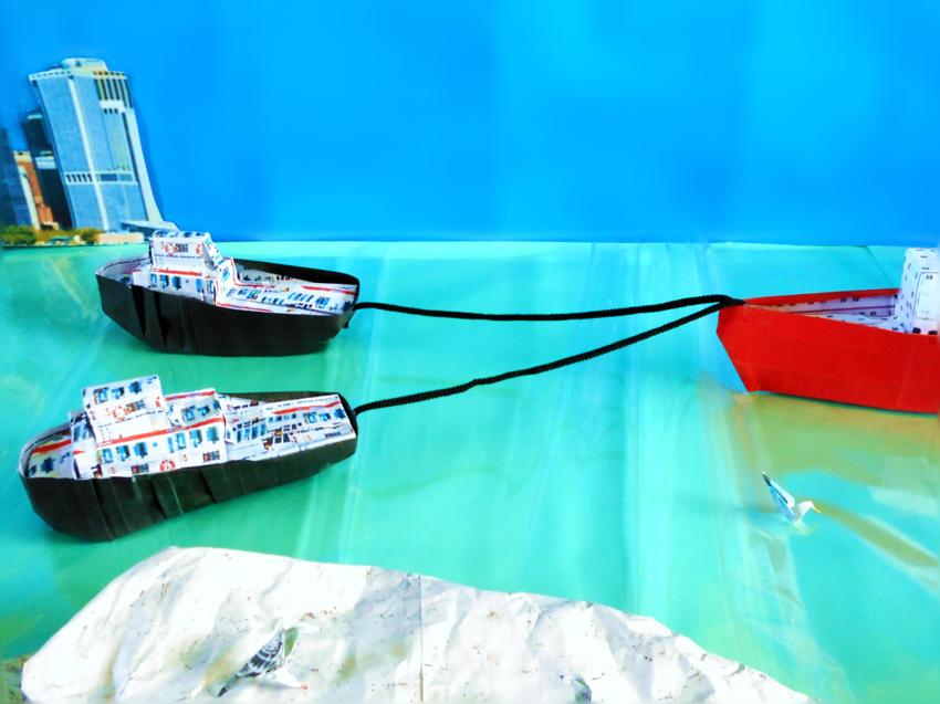 Origami Tugboats Origami Tugboats