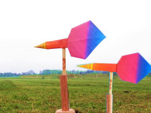 Origami Wind Vanes