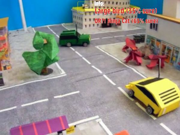 groot gebouw van papierkunst groot gebouw van papierkunst