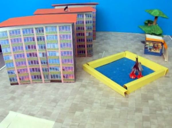 mooie flatgebouwen van papierkunst mooie flatgebouwen van papierkunst